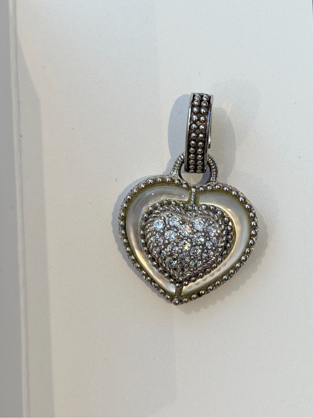 Judith Ripka Heart Pendant - Picture 2 of 5